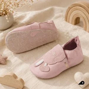 Bobux: Βρεφικά παπούτσια Soft sole (9-15 μηνών) Peek A Boo Ballet Pink