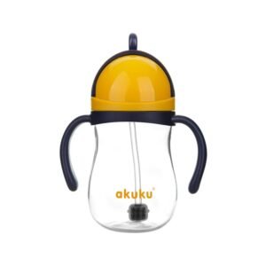 Ποτηράκι με Καλαμάκι και Βαρίδιo Yellow