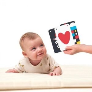 Alternative view of BANANA PANDA HIGH CONTRAST BABY CARDS ON A STRING 0-3 M