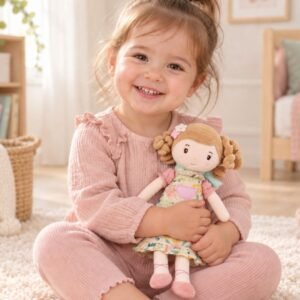 BabyOno: Βελούδινη παιδική κούκλα Lucy 31 εκατ.-Παιχνίδι αγκαλιάς