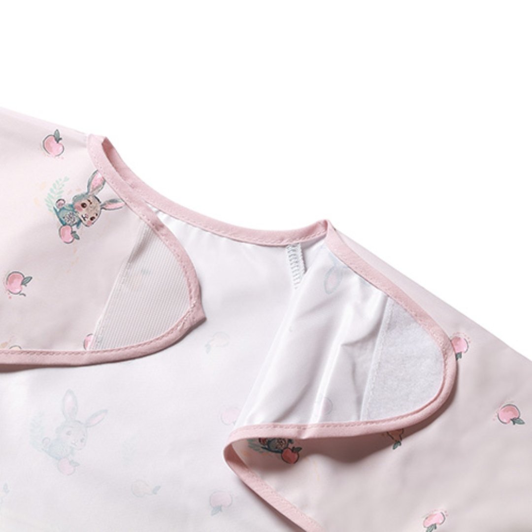 BabyOno: Αδιάβροχη σαλιάρα με μακρύ μανίκι 6m+ - Bunny - Image 6