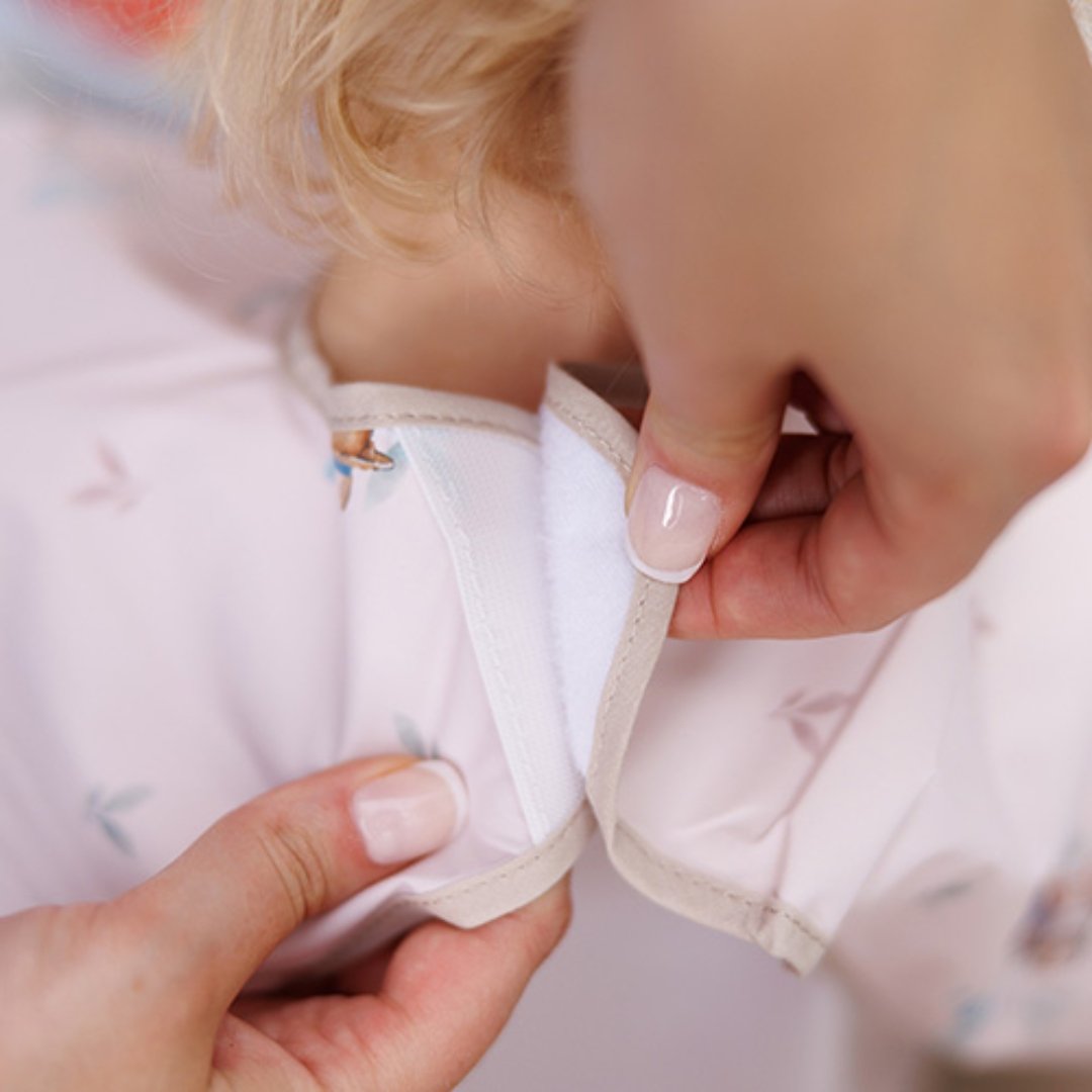 BabyOno: Αδιάβροχη σαλιάρα με μακρύ μανίκι 6m+ - Teaddy - Image 3