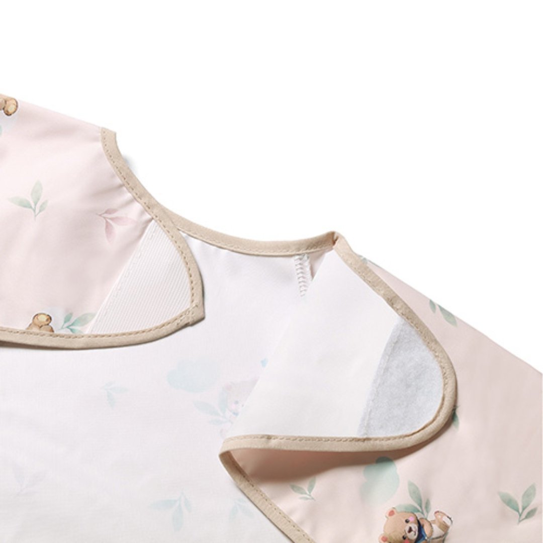 BabyOno: Αδιάβροχη σαλιάρα με μακρύ μανίκι 6m+ - Teaddy - Image 4
