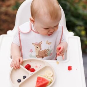 BabyOno: Σαλιάρα Βαμβακερή - Αδιάβροχη 6m+ Ροζ
