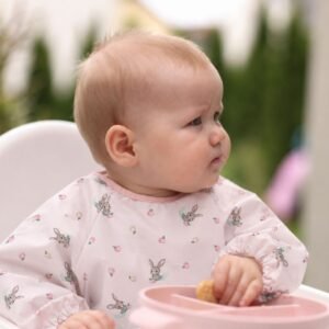 BabyOno: Αδιάβροχη σαλιάρα με μακρύ μανίκι 6m+ - Bunny