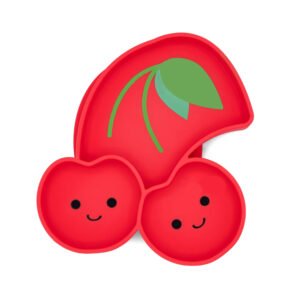 Melii – Πιάτο σιλικόνης με βεντούζα Cherry